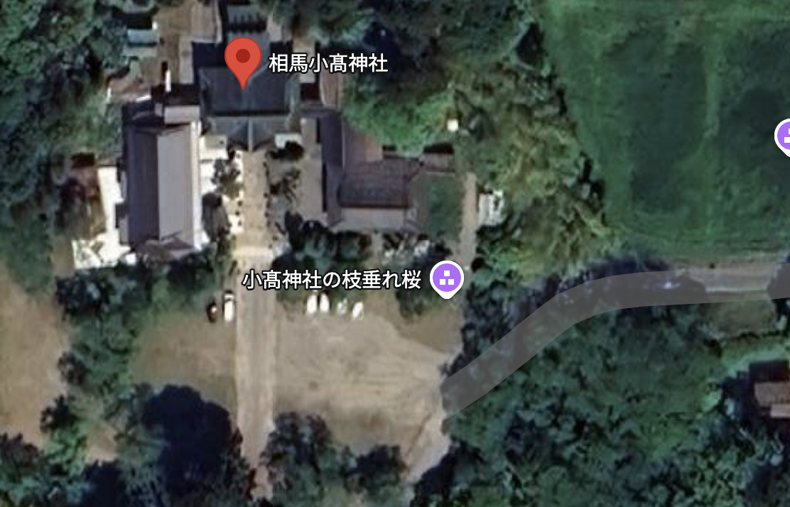 小高神社 衛星画像